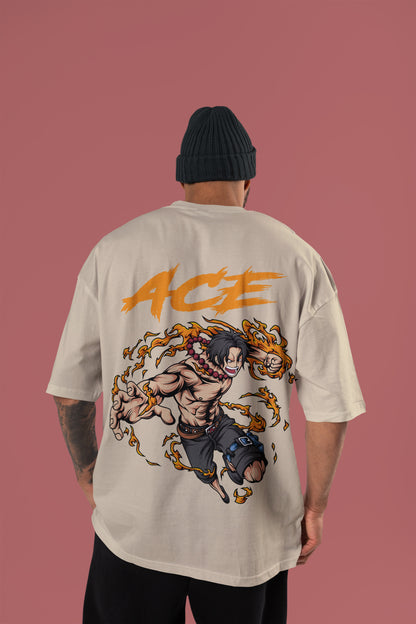 One Piece - FIRE FIST Ace Oversized Tee