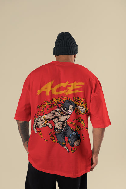 One Piece - FIRE FIST Ace Oversized Tee