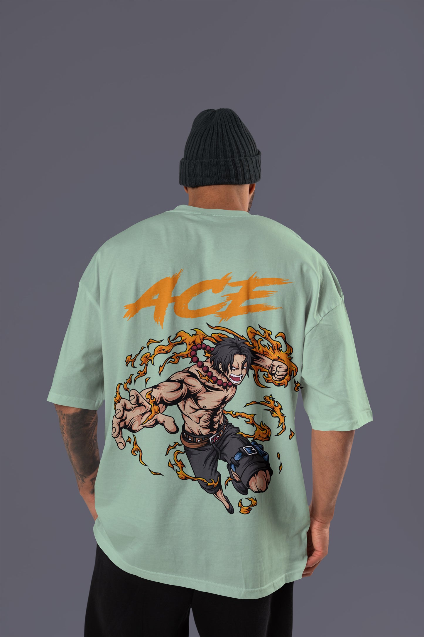 One Piece - FIRE FIST Ace Oversized Tee