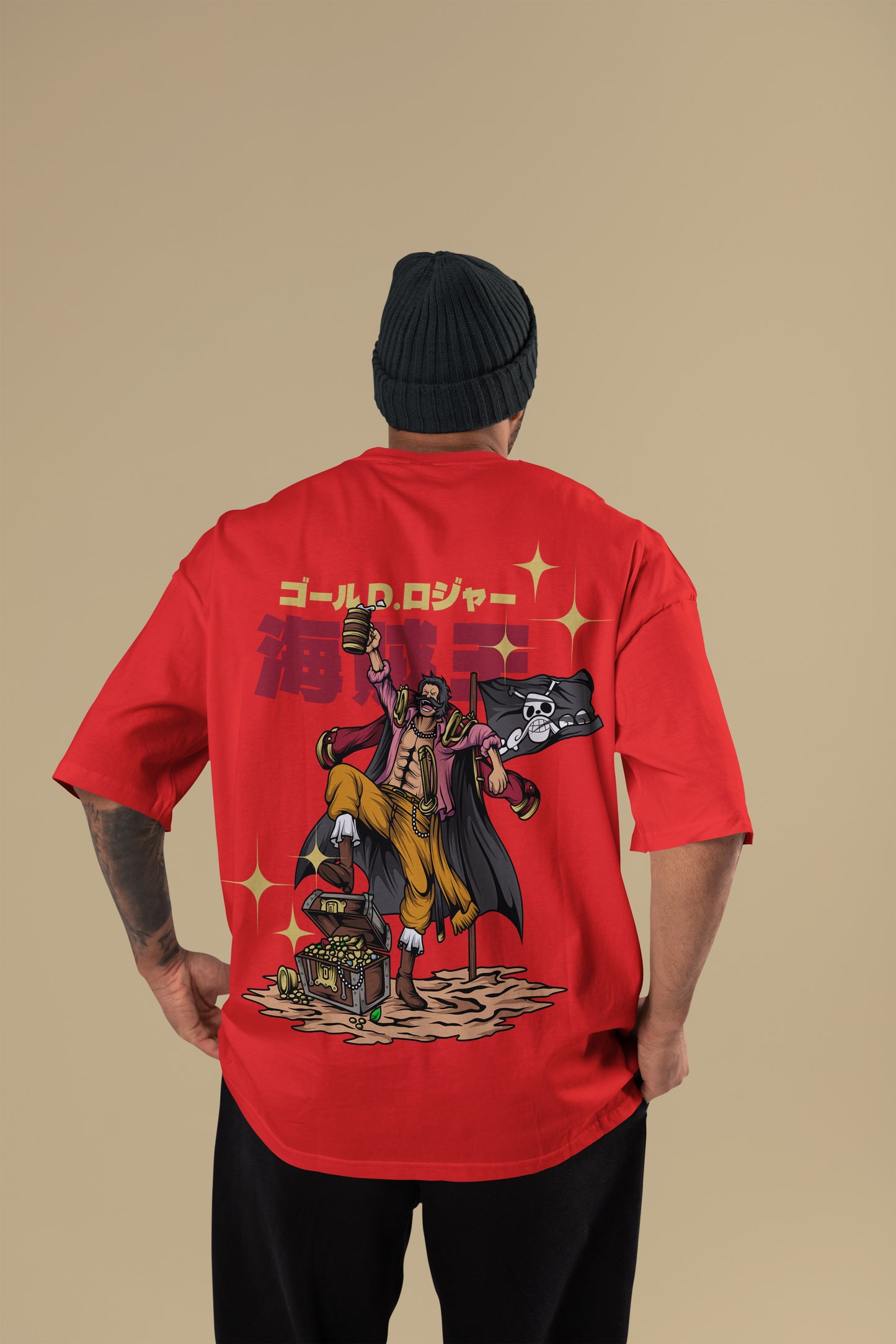 One Piece - Gol D. Roger Oversized Tee