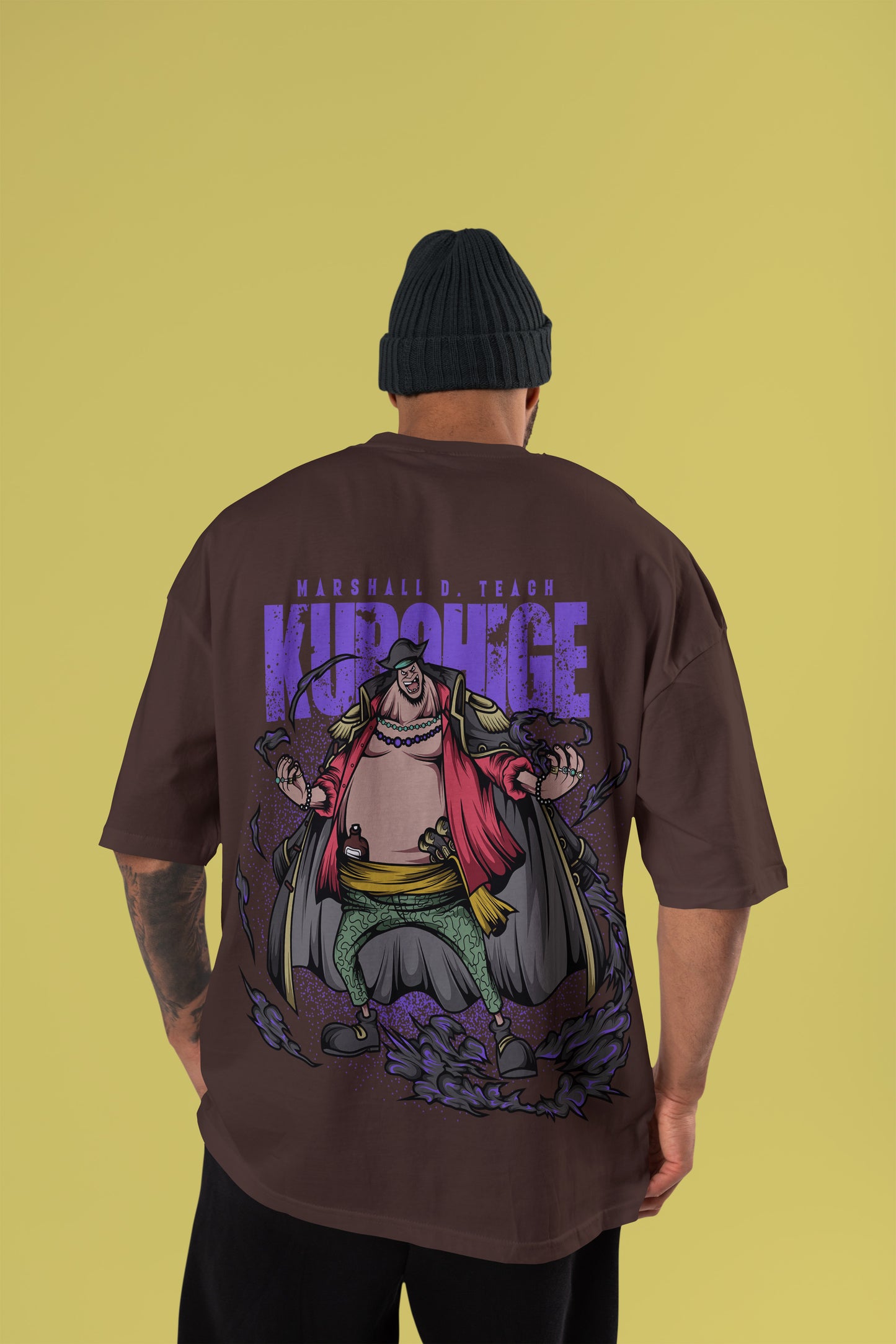 One Piece - Marshall D. Teach (Blackbeard) Oversized Tee