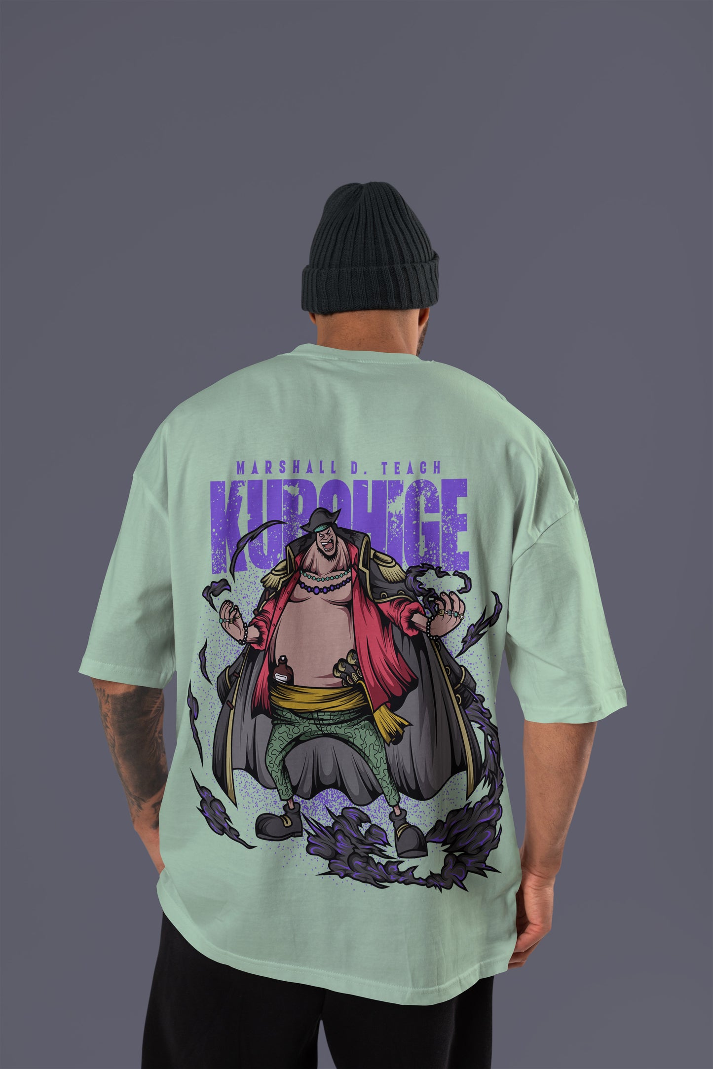 One Piece - Marshall D. Teach (Blackbeard) Oversized Tee