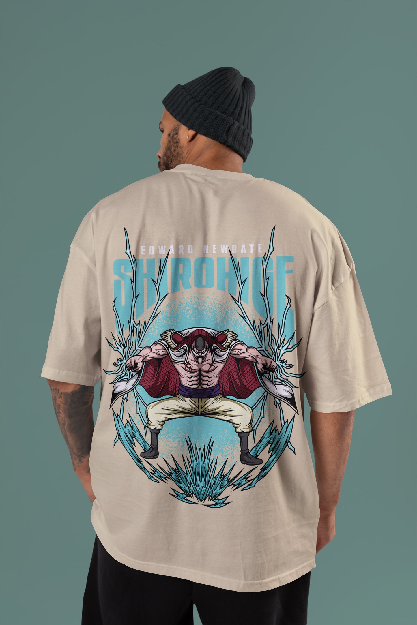 One Piece - Edward Newgate (Whitebeard) Oversized Tee