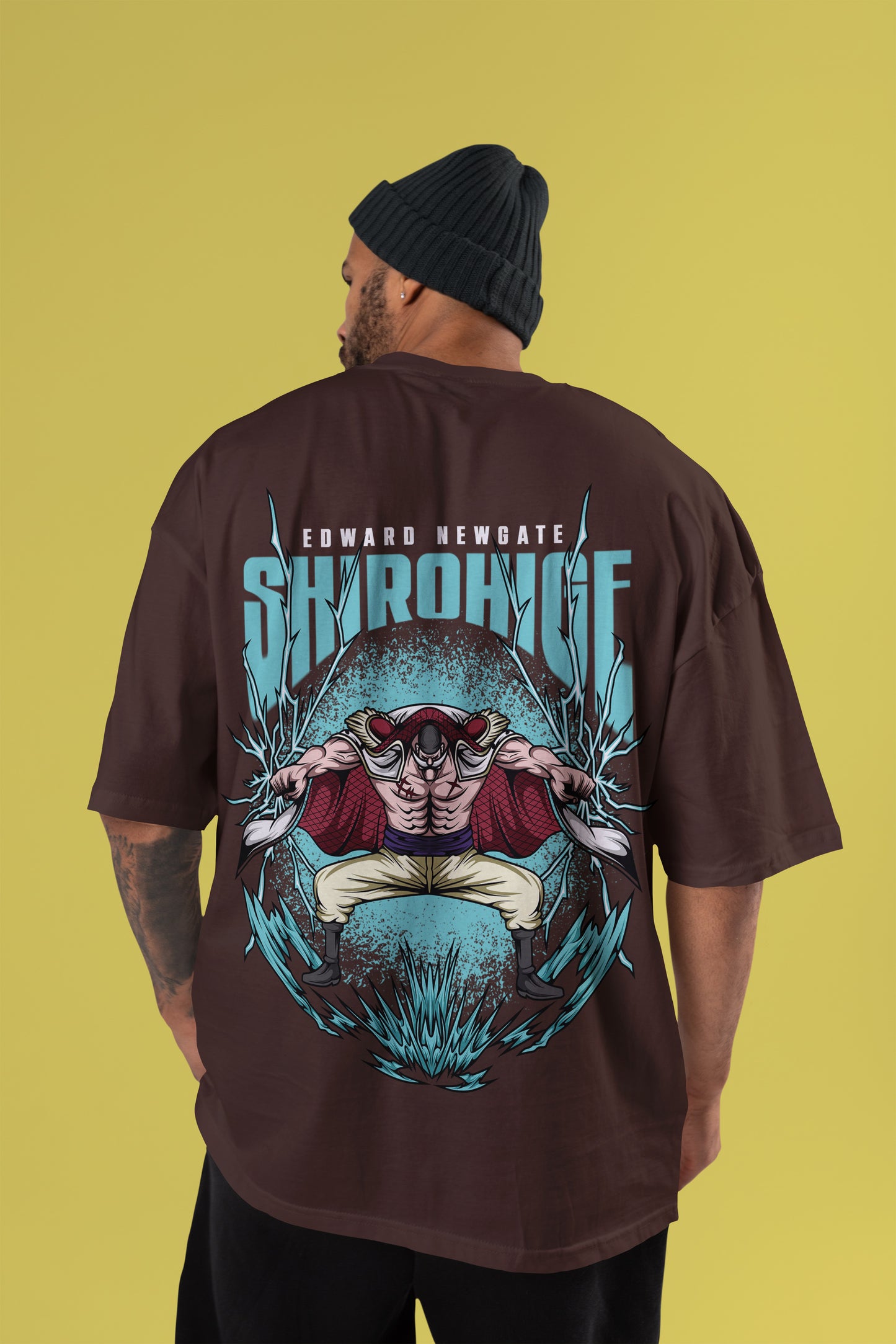 One Piece - Edward Newgate (Whitebeard) Oversized Tee