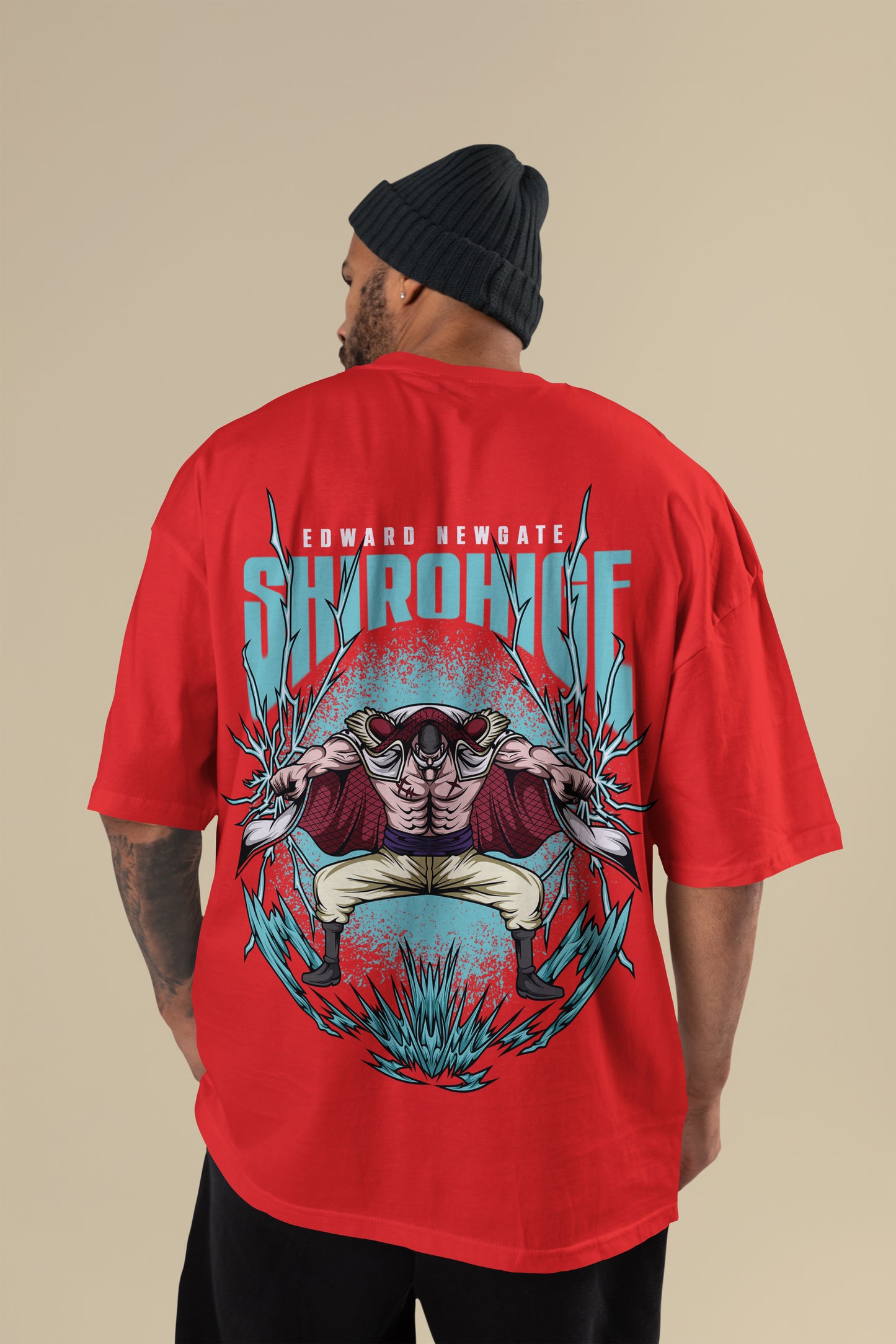 One Piece - Edward Newgate (Whitebeard) Oversized Tee