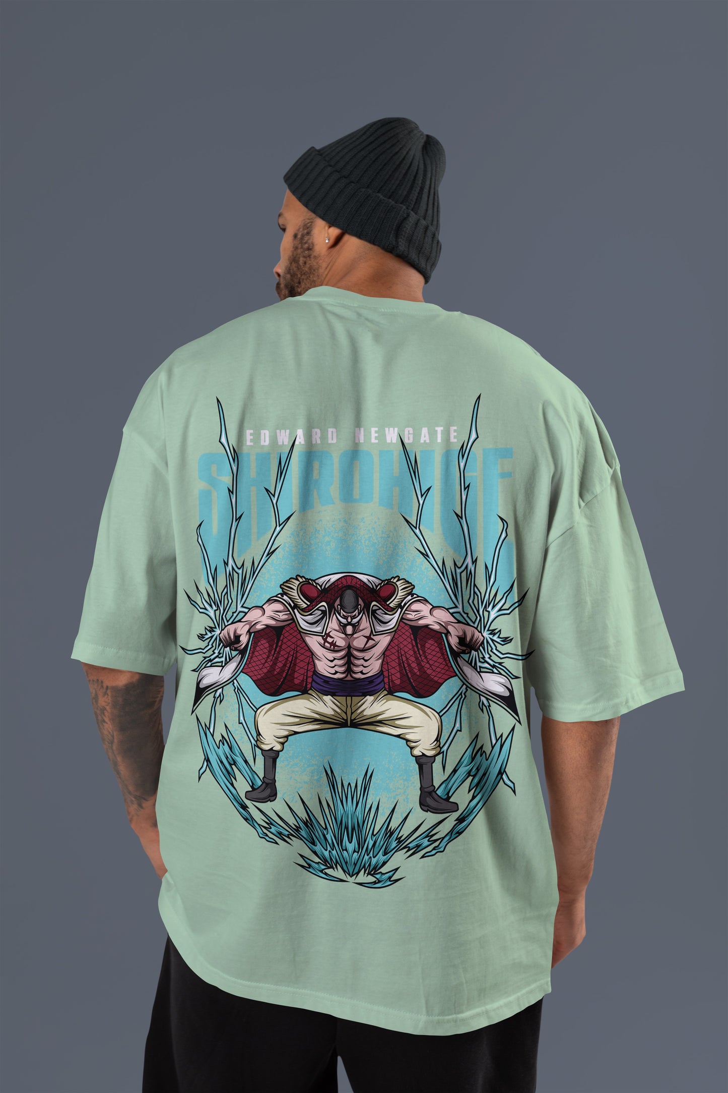 One Piece - Edward Newgate (Whitebeard) Oversized Tee