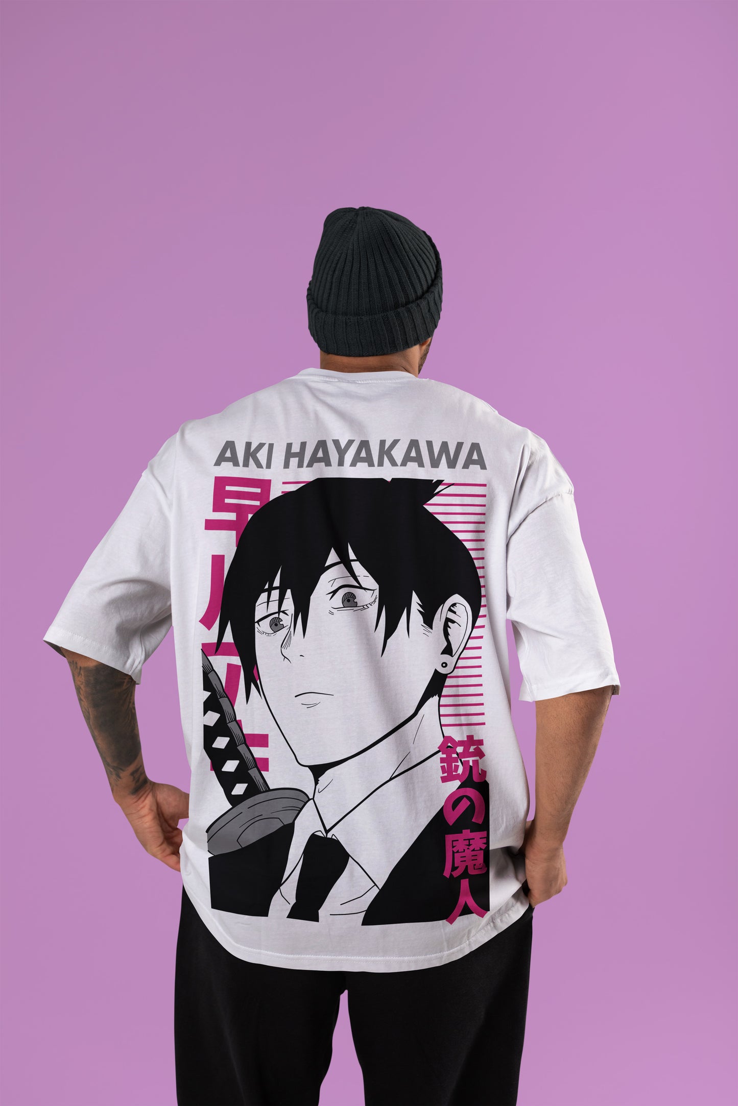 Chainsaw Man - Gun Demon Oversized Tee