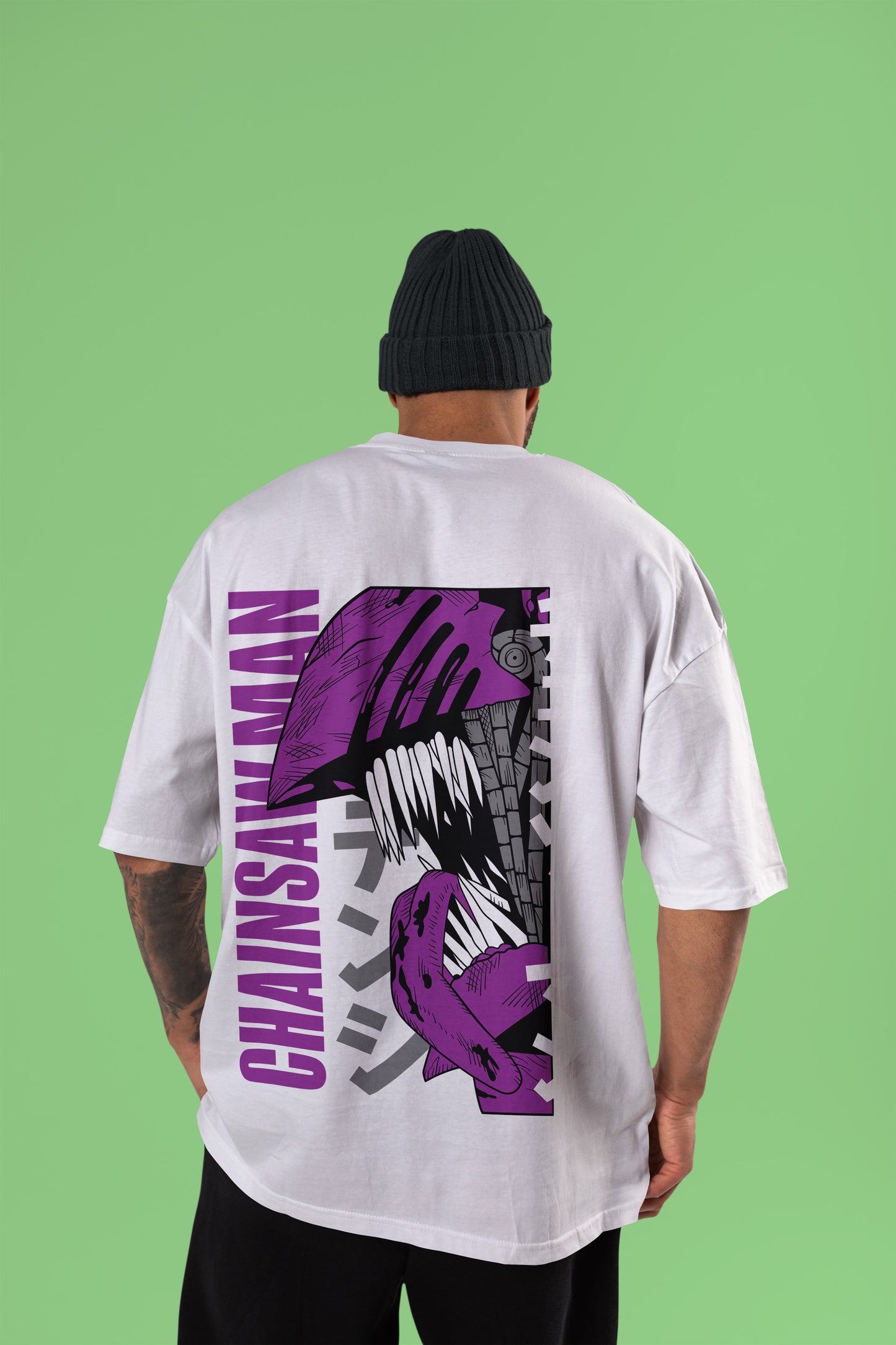 Chainsaw Man - Purple Rage Chainsaw Man Oversized Tee