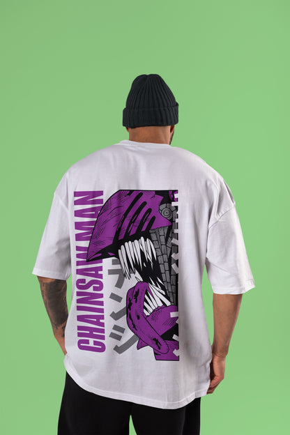 Chainsaw Man - Purple Rage Chainsaw Man Oversized Tee