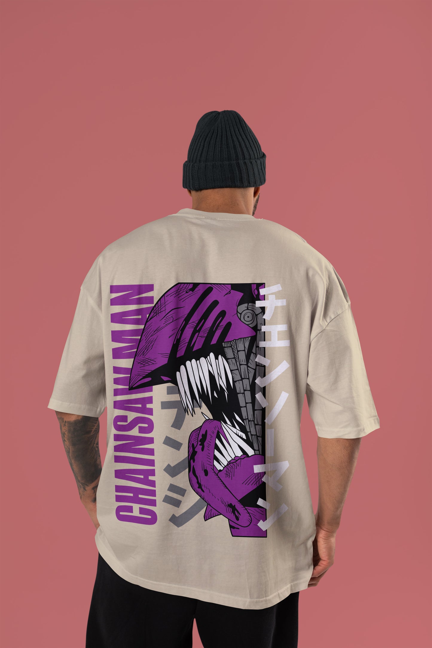 Chainsaw Man - Purple Rage Chainsaw Man Oversized Tee
