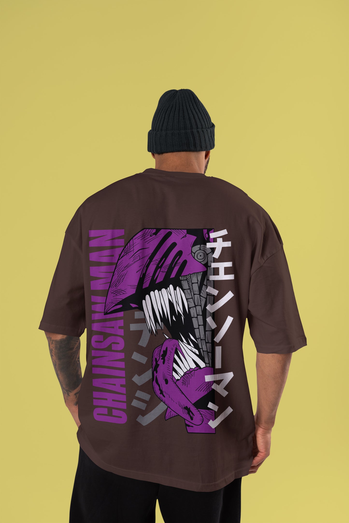 Chainsaw Man - Purple Rage Chainsaw Man Oversized Tee
