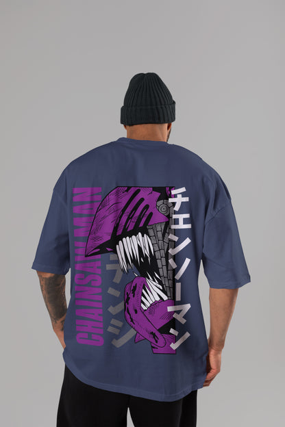 Chainsaw Man - Purple Rage Chainsaw Man Oversized Tee