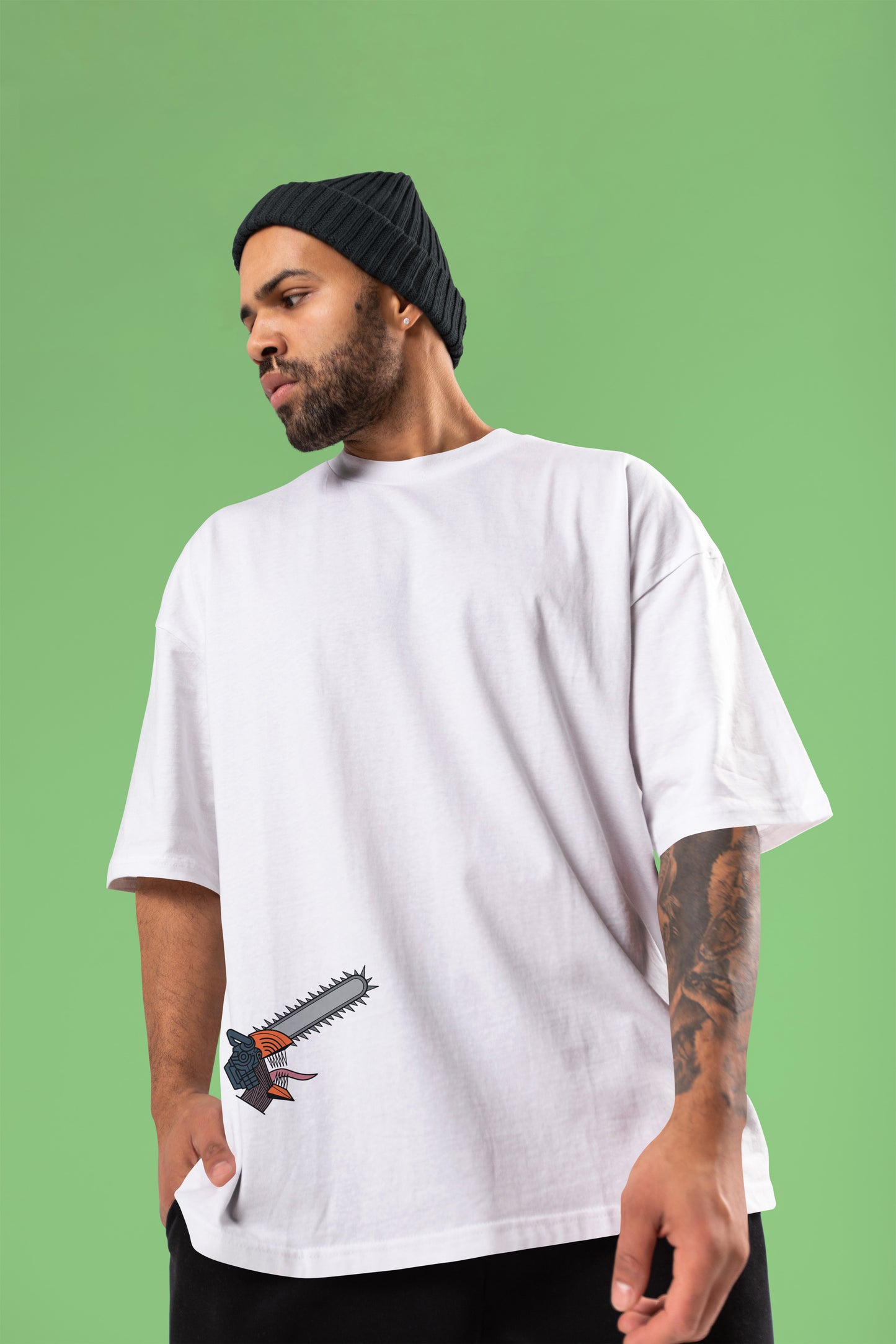 Chainsaw Man - Purple Rage Chainsaw Man Oversized Tee