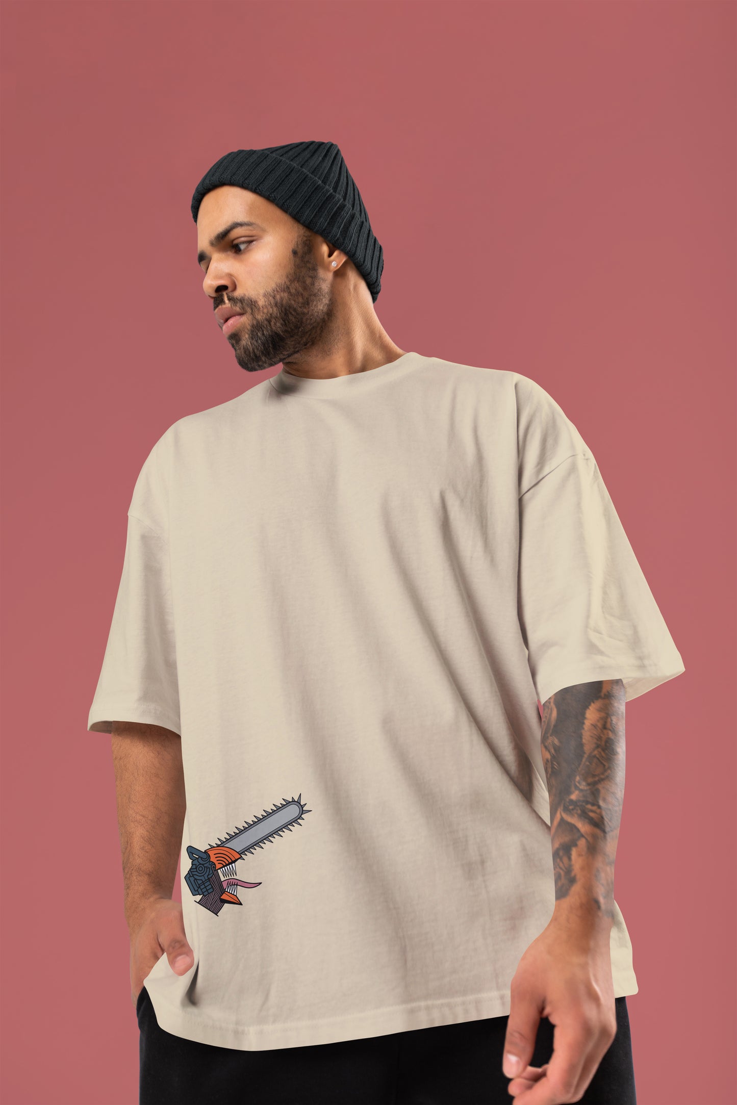 Chainsaw Man - Purple Rage Chainsaw Man Oversized Tee