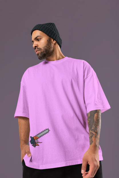 Chainsaw Man - Purple Rage Chainsaw Man Oversized Tee