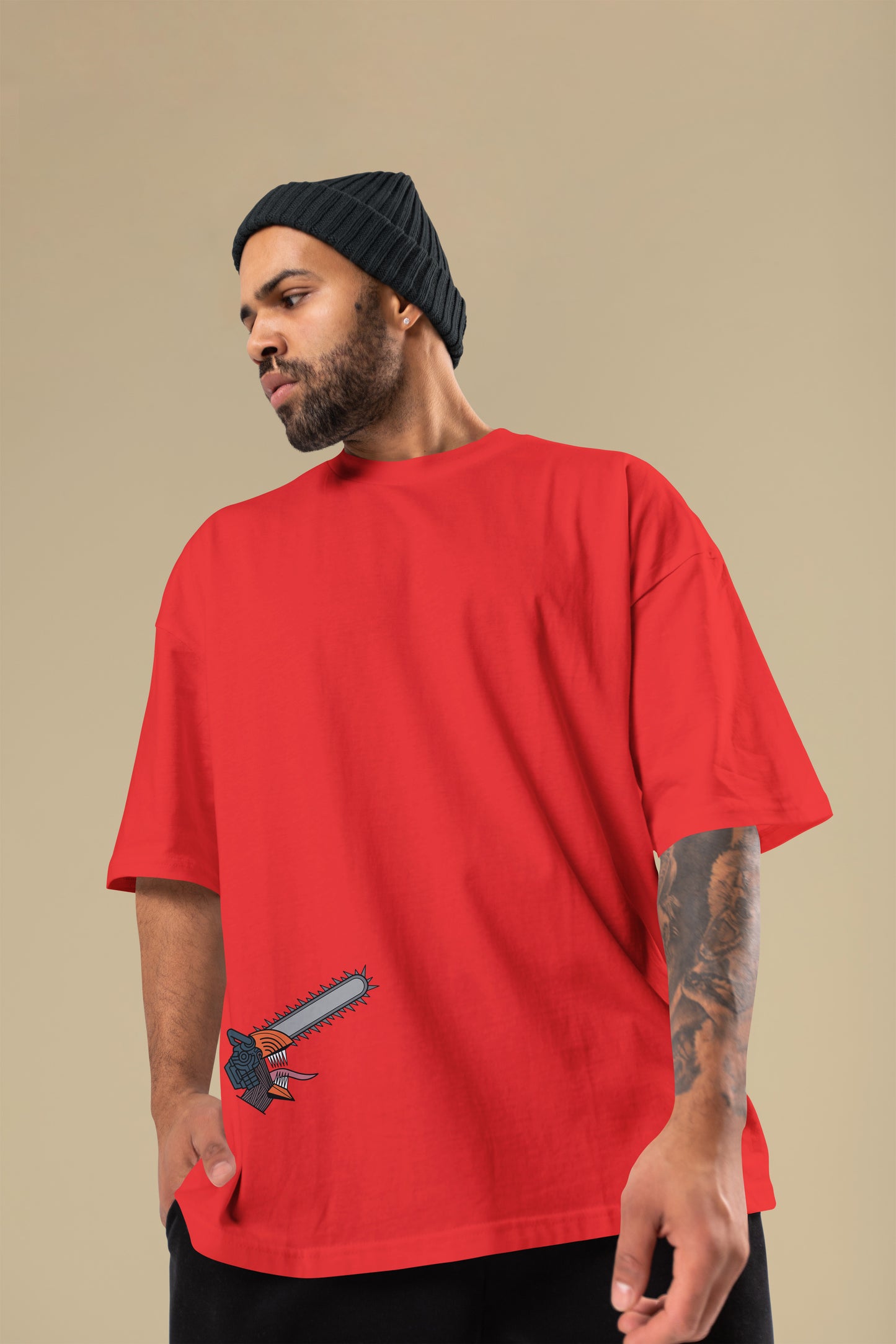 Chainsaw Man - Purple Rage Chainsaw Man Oversized Tee