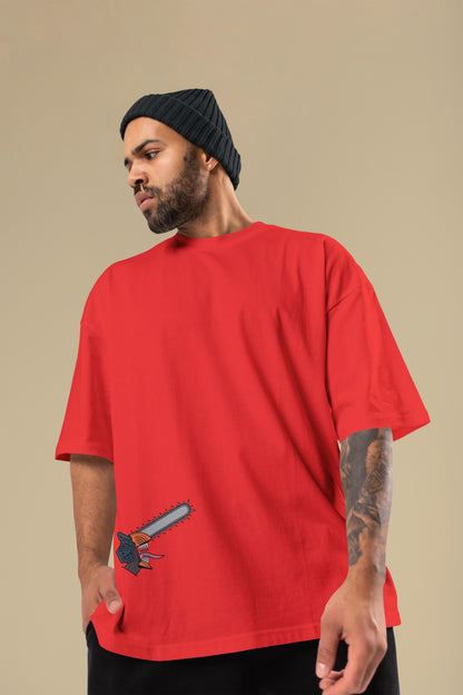 Chainsaw Man - Purple Rage Chainsaw Man Oversized Tee