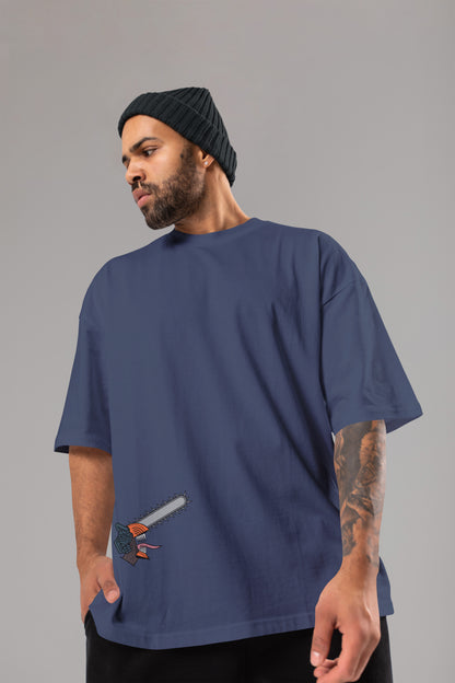 Chainsaw Man - Purple Rage Chainsaw Man Oversized Tee