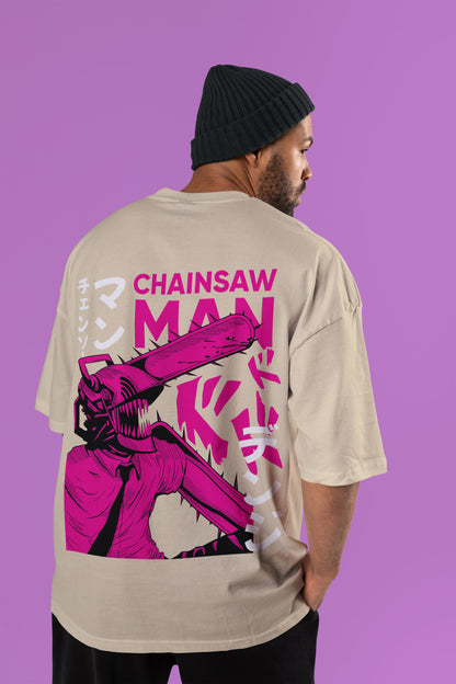 Chainsaw Man - Neon Carnage Oversized Tee