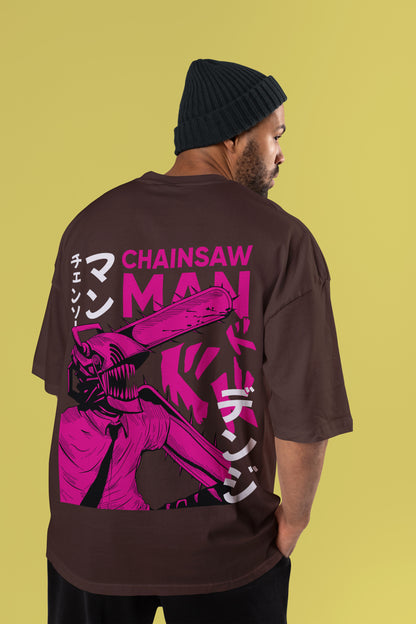 Chainsaw Man - Neon Carnage Oversized Tee