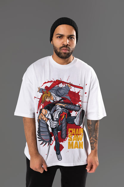 Chainsaw Man - Denji x Power Edition Oversized Tee