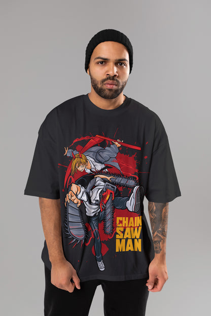 Chainsaw Man - Denji x Power Edition Oversized Tee