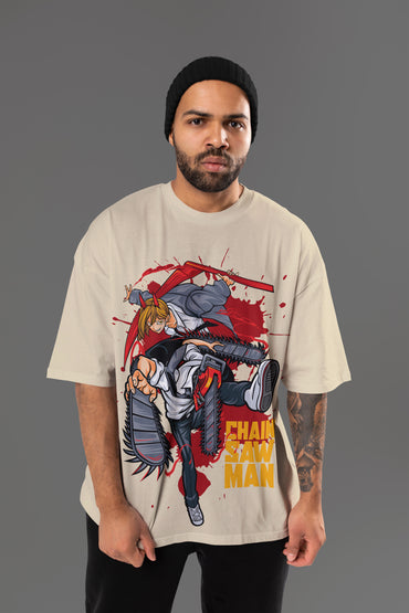 Chainsaw Man - Denji x Power Edition Oversized Tee