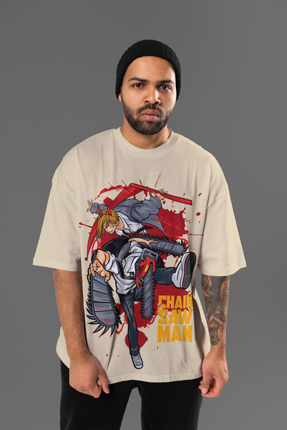 Chainsaw Man - Denji x Power Edition Oversized Tee