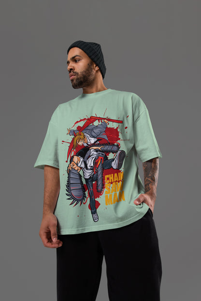 Chainsaw Man - Denji x Power Edition Oversized Tee