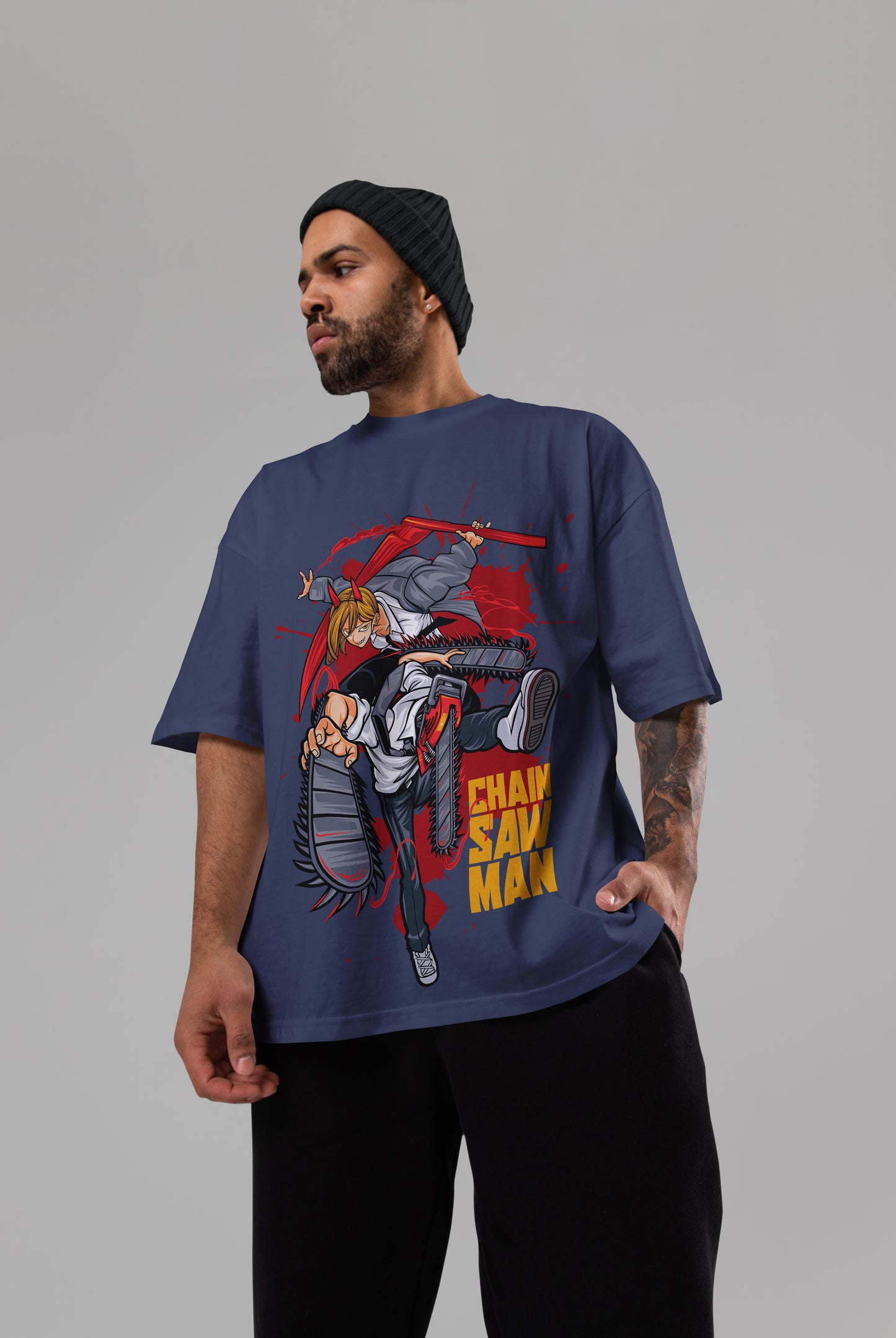 Chainsaw Man - Denji x Power Edition Oversized Tee