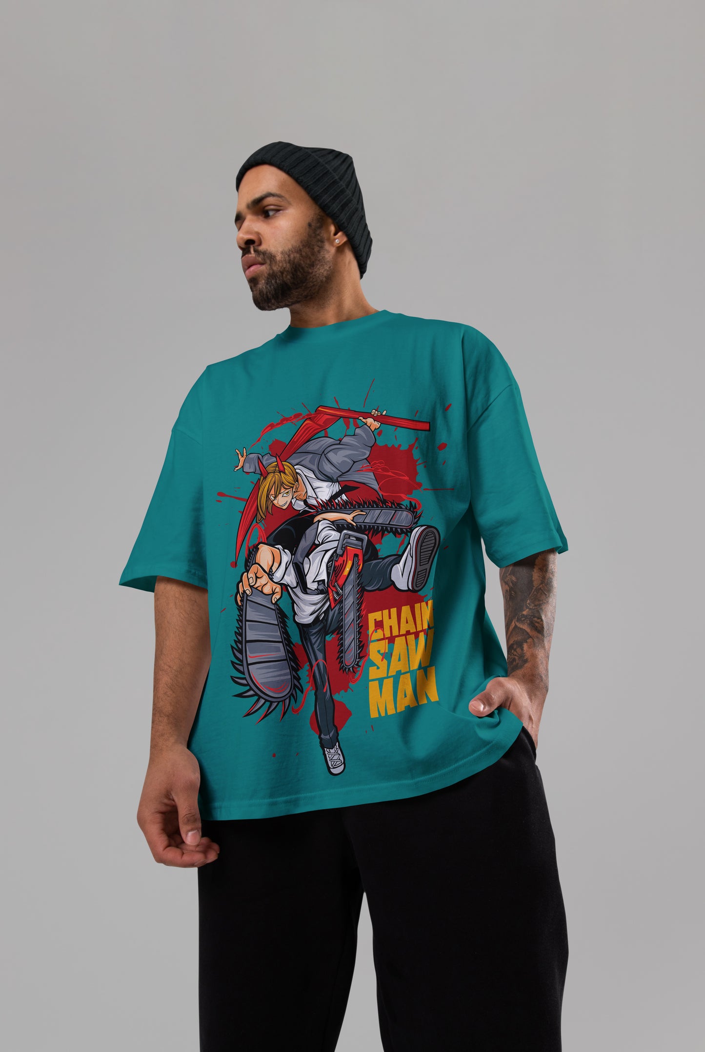 Chainsaw Man - Denji x Power Edition Oversized Tee