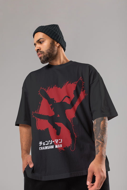 Chainsaw Man - Devil Hunter Unleashed - Chainsaw Fury Oversized Tee