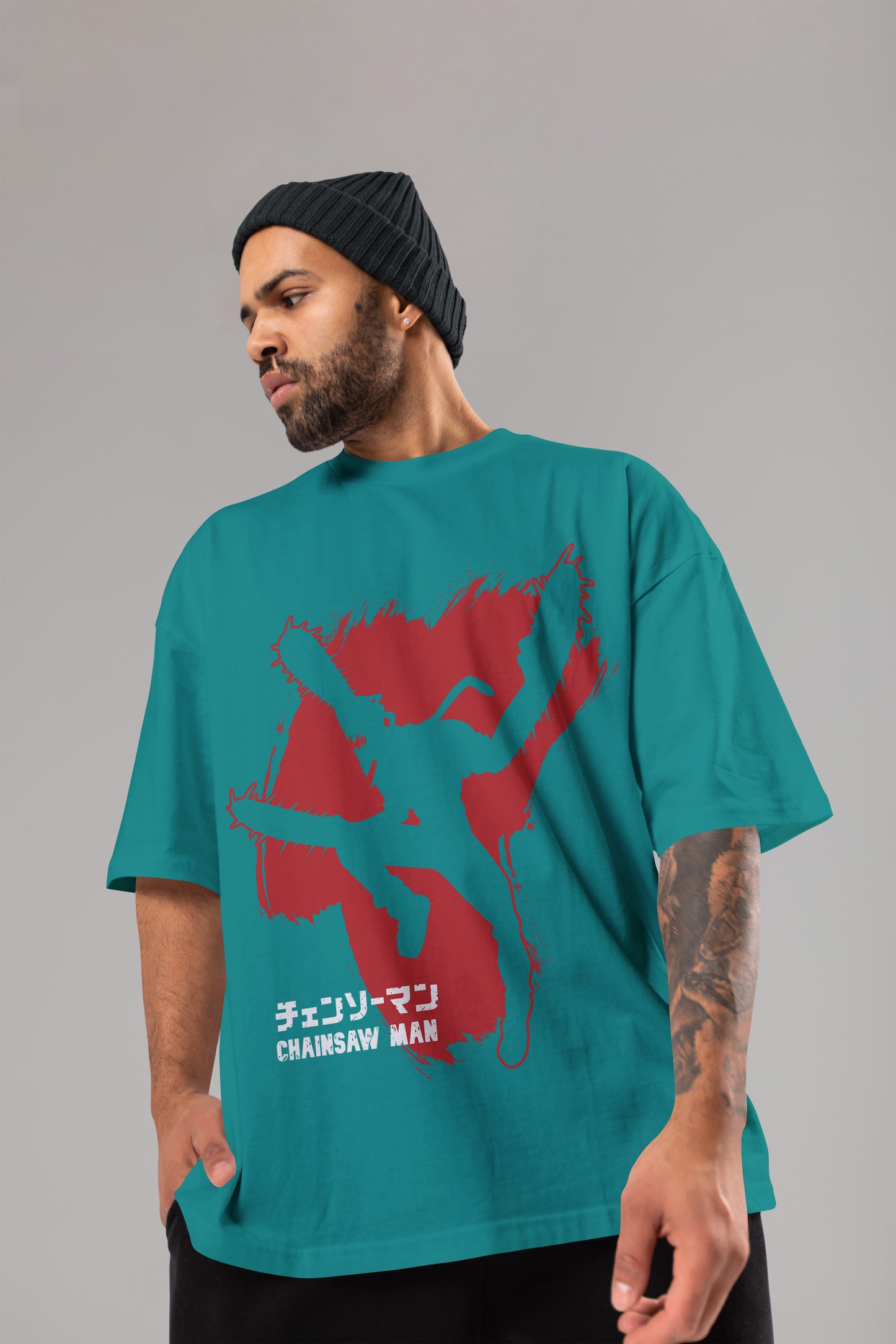 Chainsaw Man - Devil Hunter Unleashed - Chainsaw Fury Oversized Tee