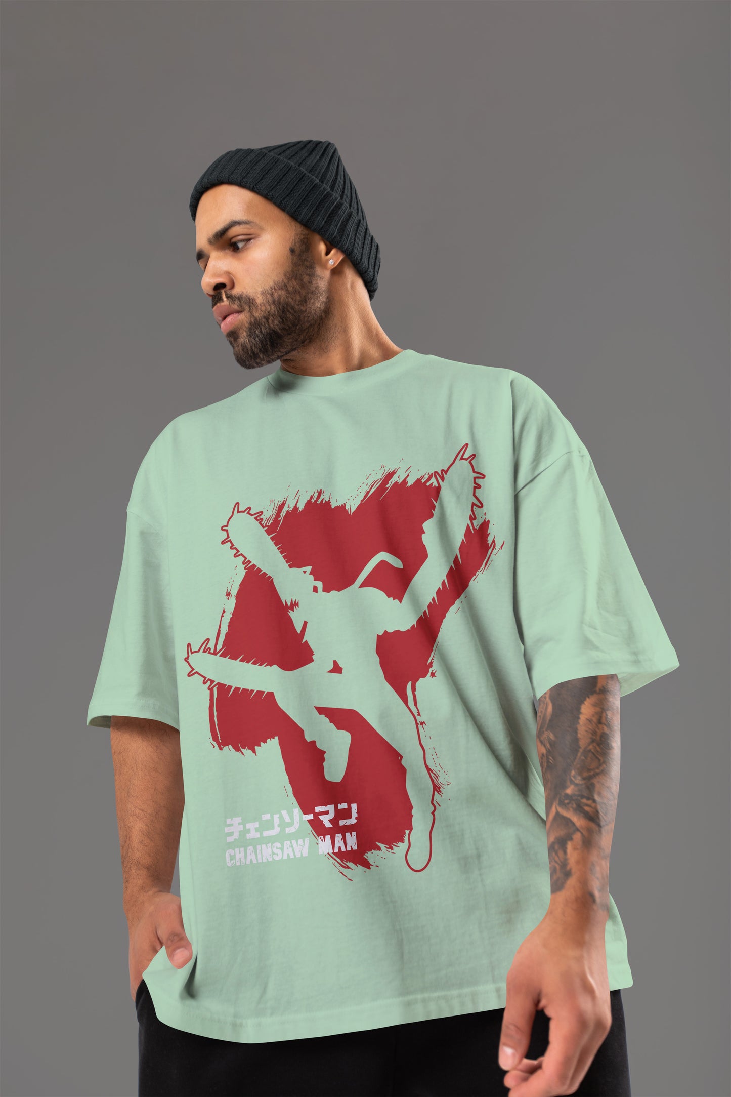 Chainsaw Man - Devil Hunter Unleashed - Chainsaw Fury Oversized Tee