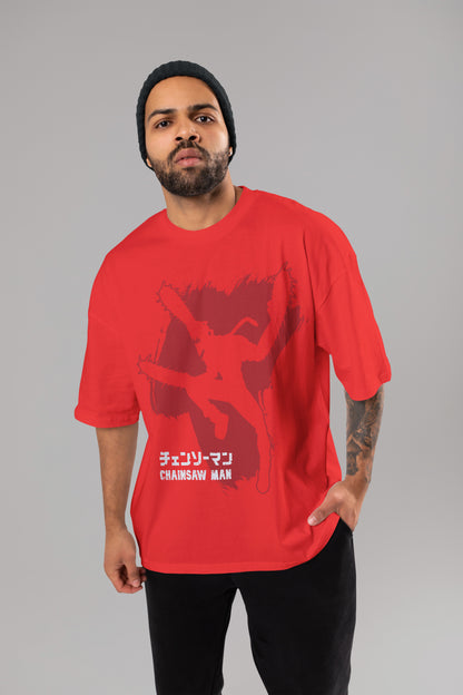Chainsaw Man - Devil Hunter Unleashed - Chainsaw Fury Oversized Tee