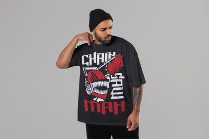 Chainsaw Man - The Chainsaw Scream Oversized Tee