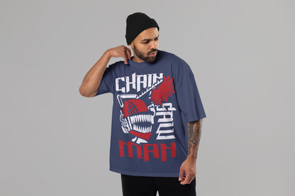 Chainsaw Man - The Chainsaw Scream Oversized Tee