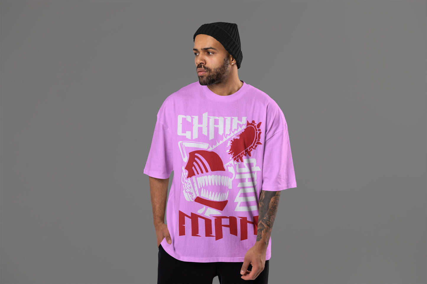 Chainsaw Man - The Chainsaw Scream Oversized Tee