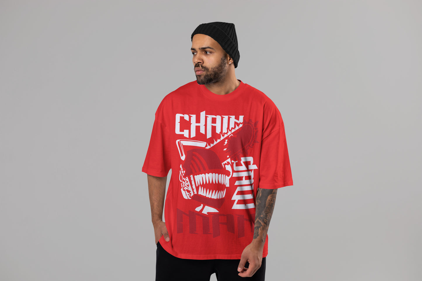 Chainsaw Man - The Chainsaw Scream Oversized Tee