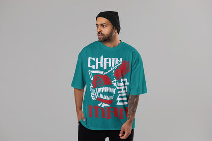 Chainsaw Man - The Chainsaw Scream Oversized Tee