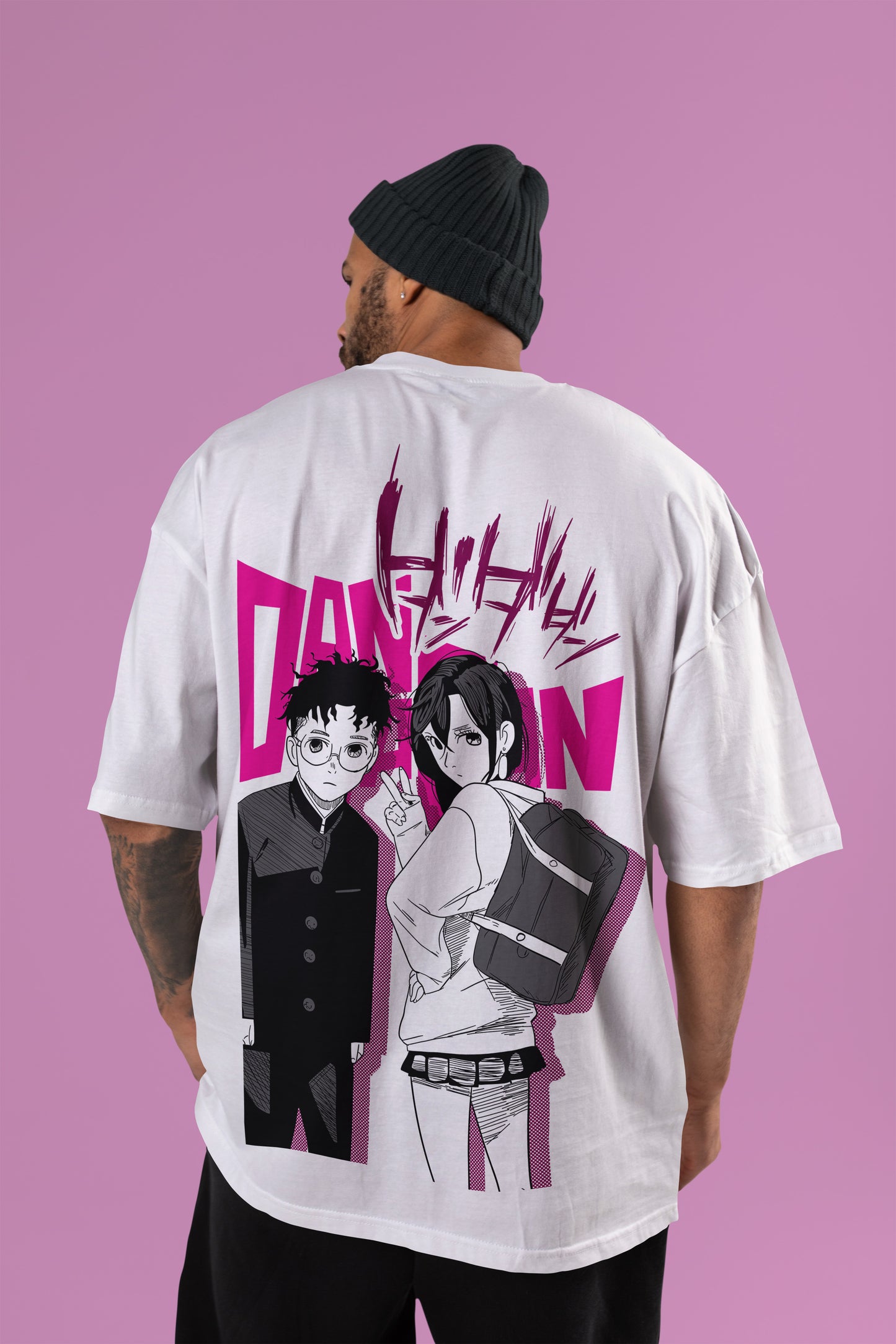 Dan Da Dan Edition - Okarun X Momo Oversized T-Shirt