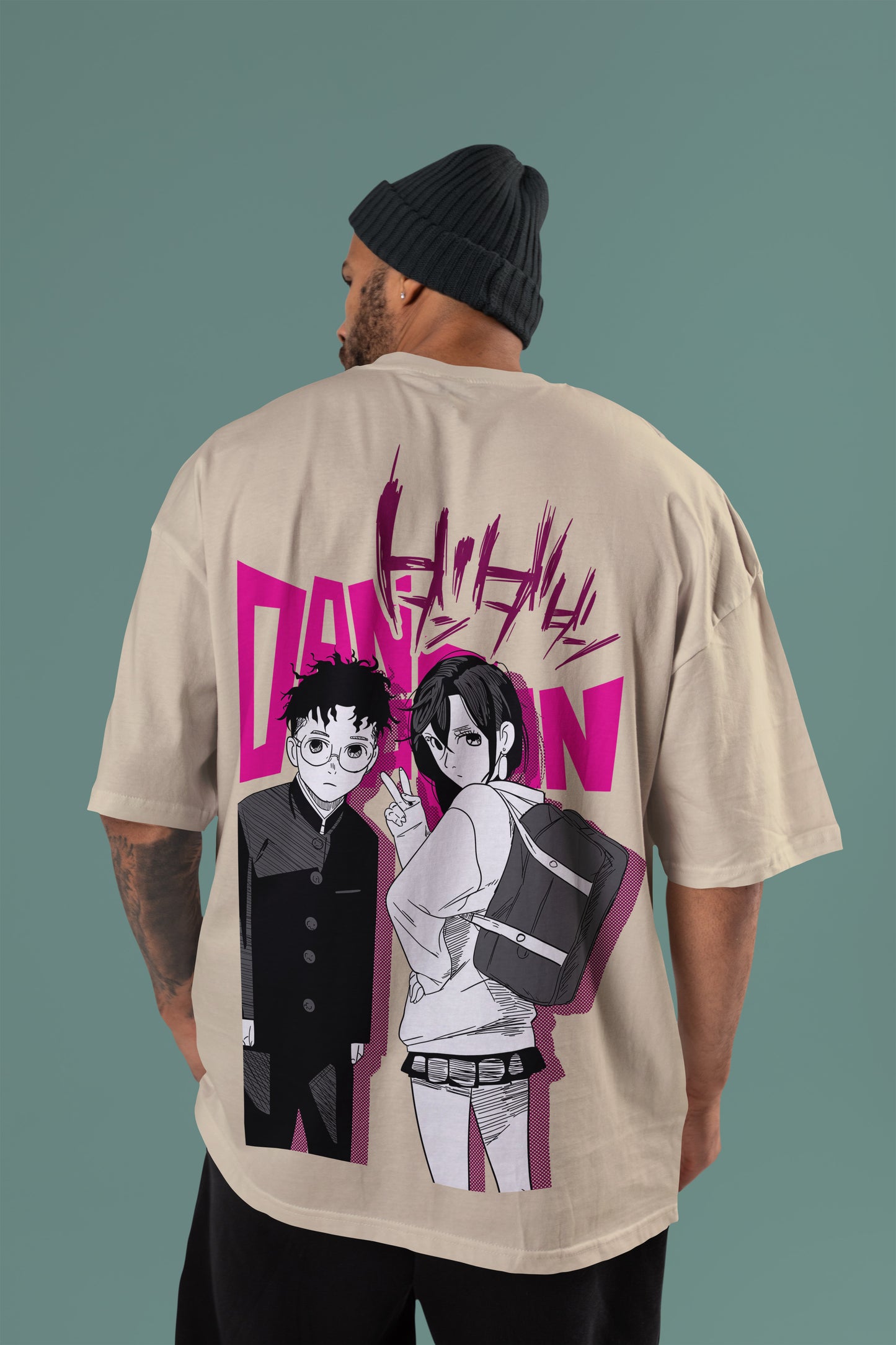 Dan Da Dan Edition - Okarun X Momo Oversized T-Shirt