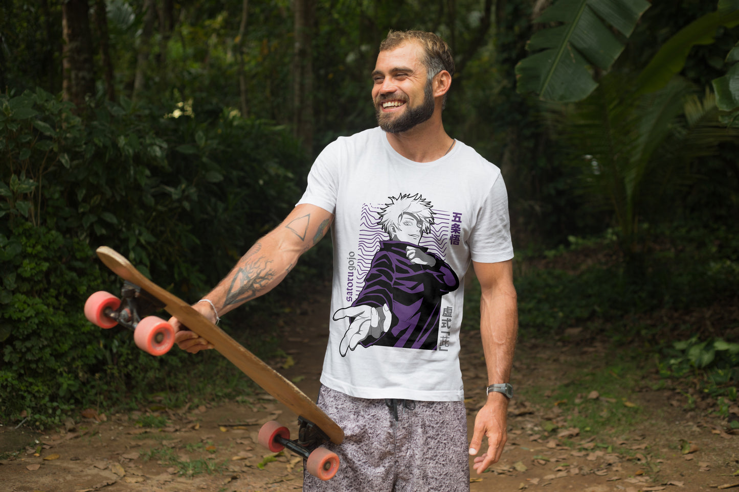 Gojo Aura Tee | Jujutsu Kaisen Edition