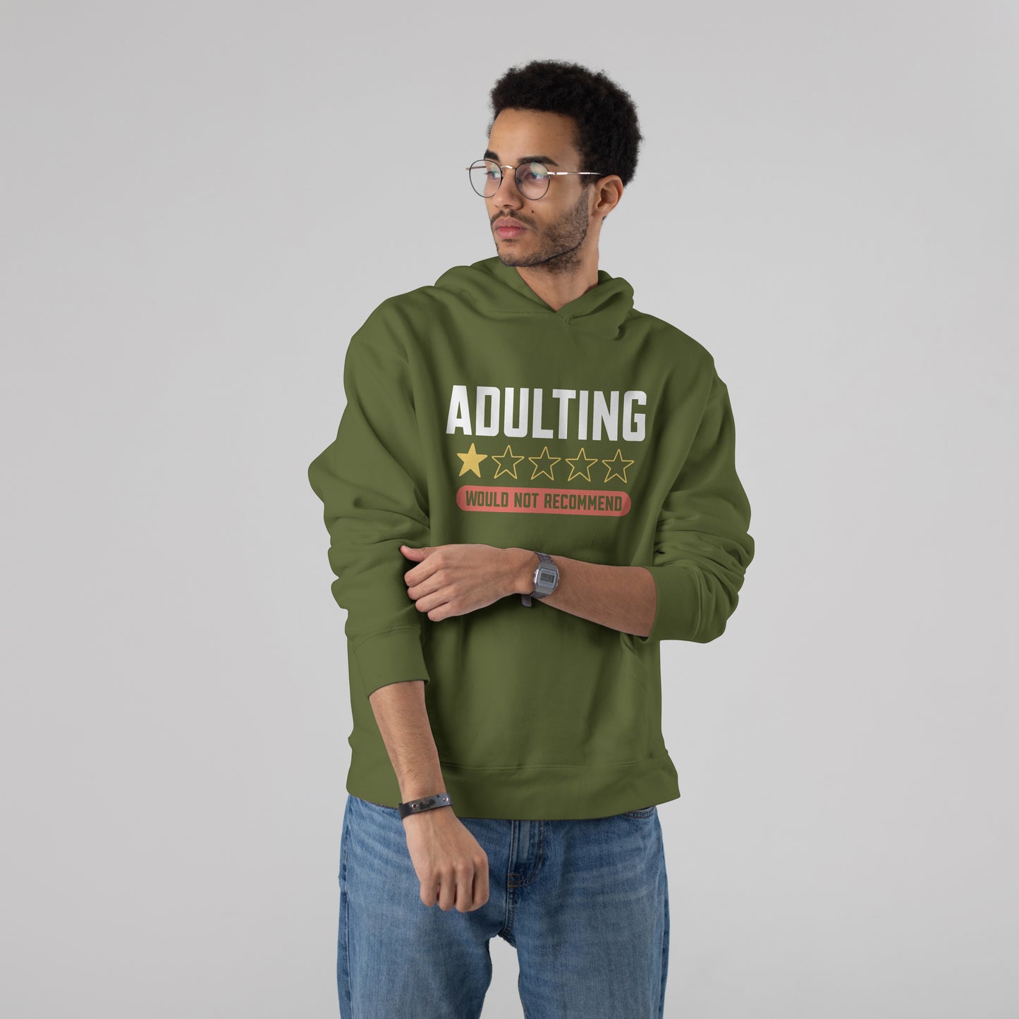 1-Star Adult, 5-Star Hoodie