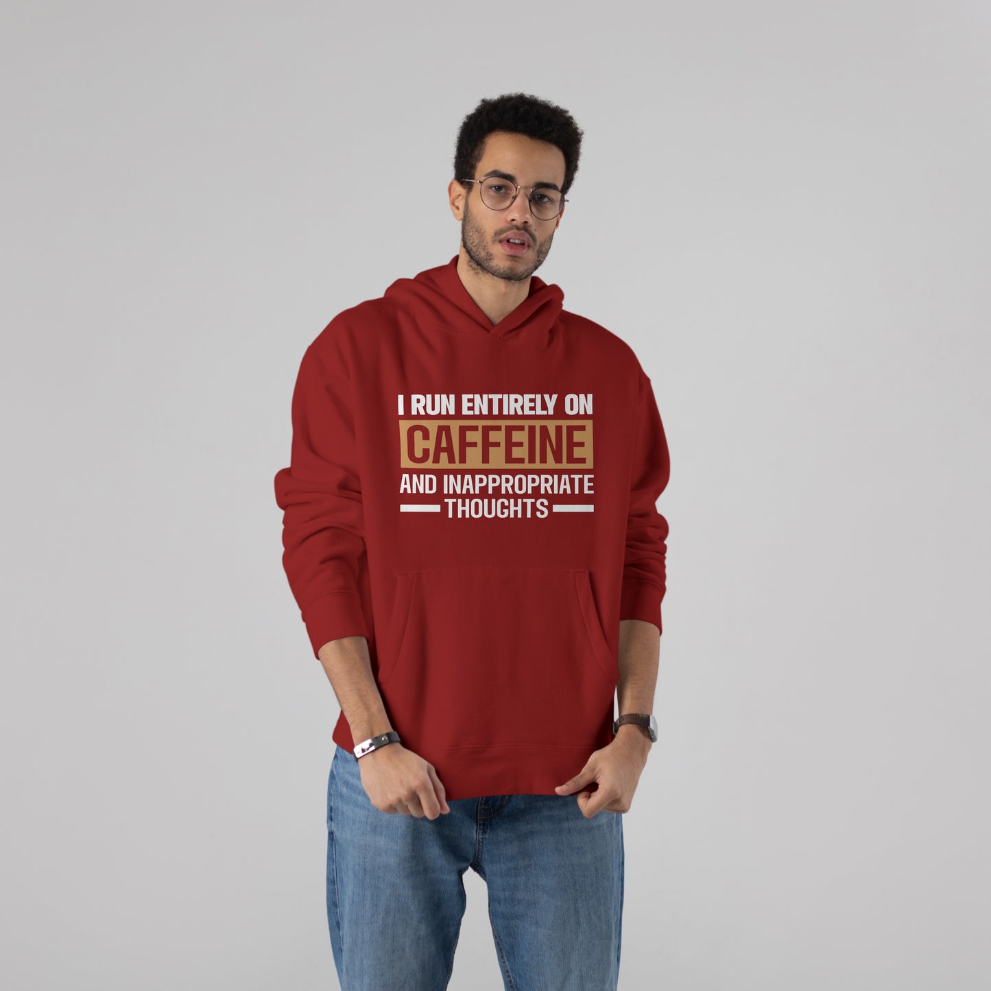 Powered by Chaos & Coffee Hoodie