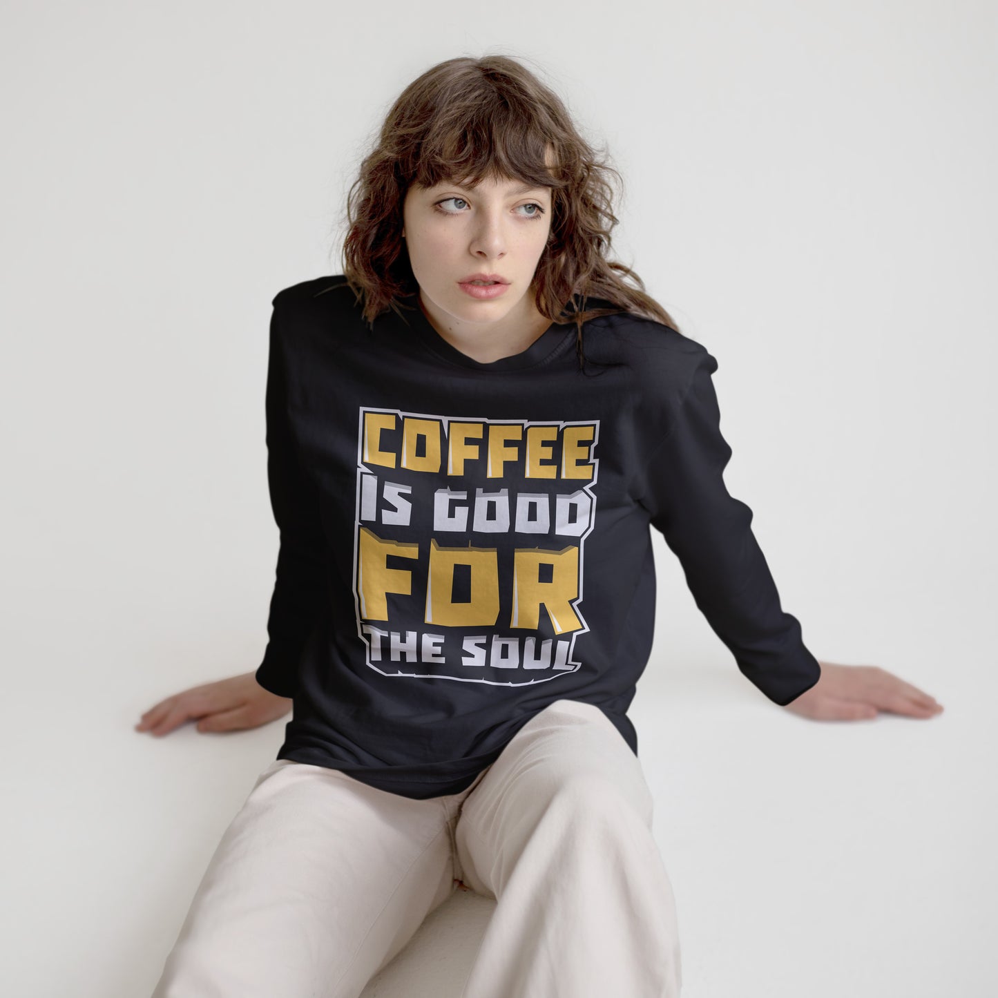 Coffee Is Good for the Soul – Women’s Premium Sweatshirt