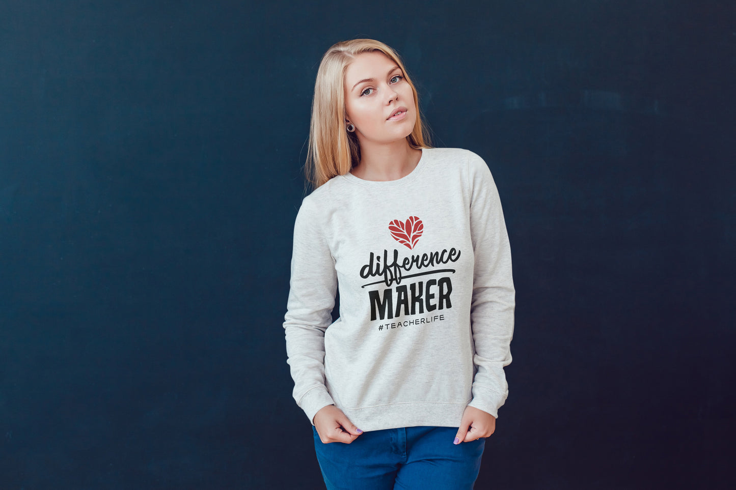 Difference Maker Women’s Premium Sweatshirt