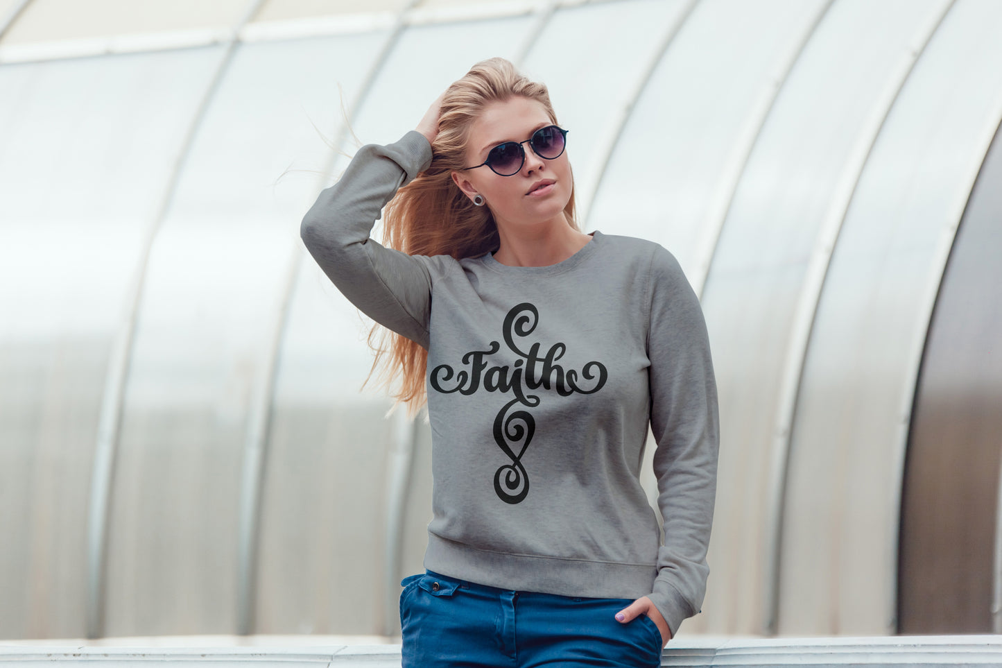 FAITH Women’s Premium Sweatshirt