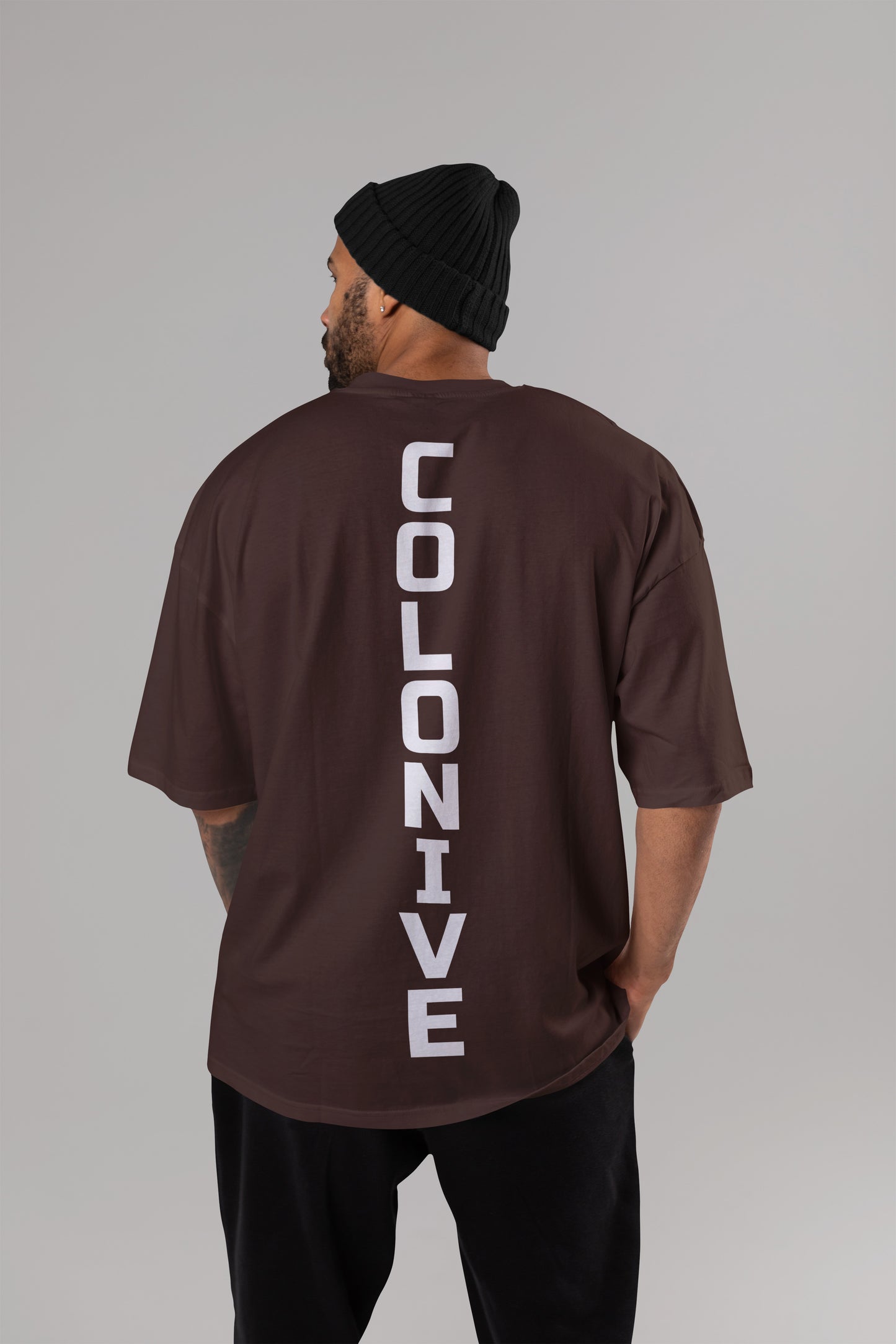 COLONIVE: Dark Hive Statement Premium Oversized Tee