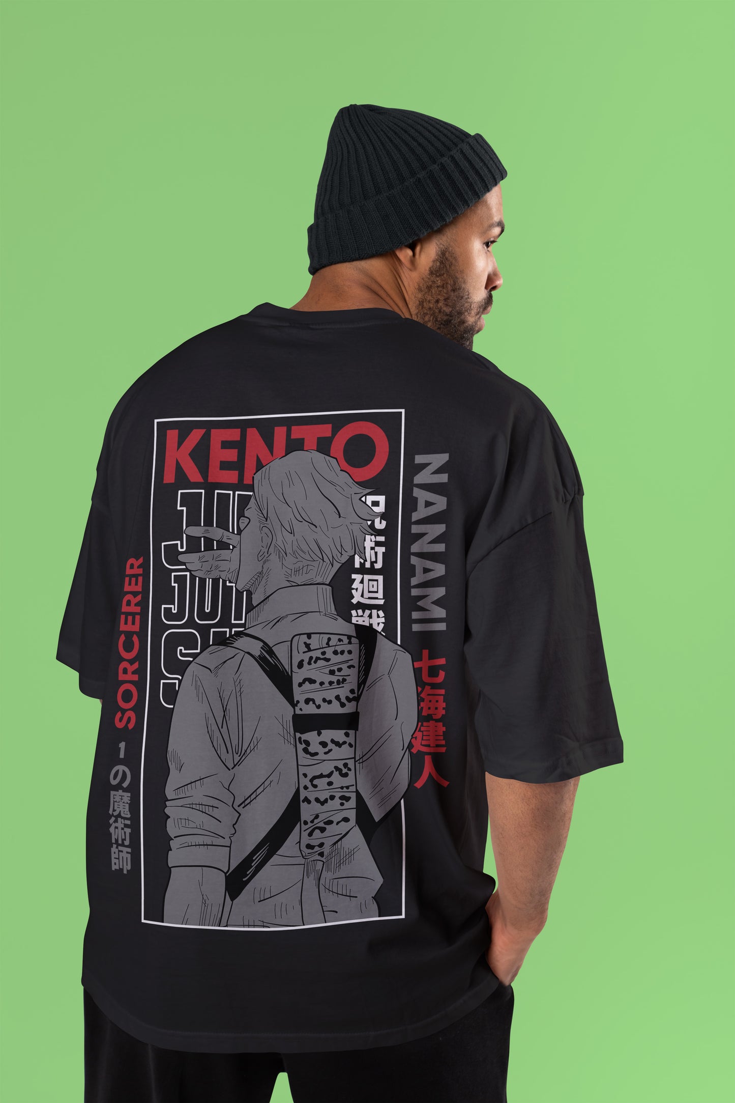 Kento Oversized Tee | Jujutsu Kaisen Edition
